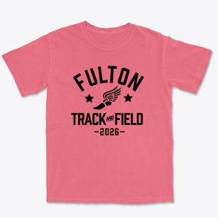 Robert Fulton College Prep Track and Field Premium Heavyweight T-shirt