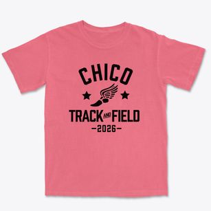 Chico Junior High School Track and Field Premium Heavyweight T-shirt