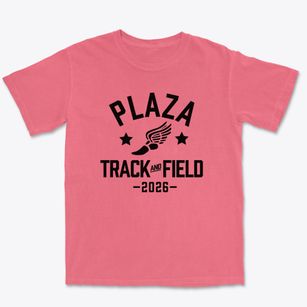 Plaza Elementary School Track and Field Premium Heavyweight T-shirt