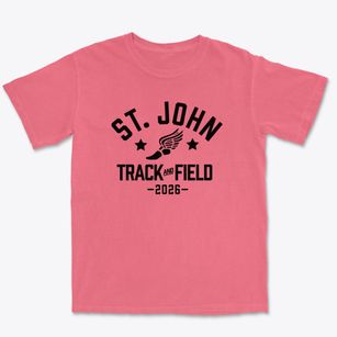 St John The Evangelist Parish Track and Field Premium Heavyweight T-shirt