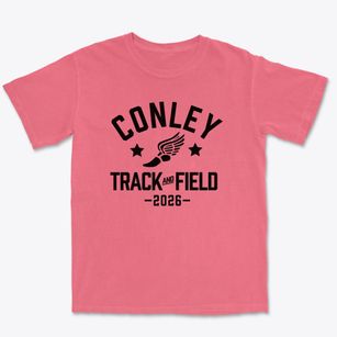 D.h. Conley High School Track and Field Premium Heavyweight T-shirt