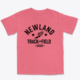 Newland Elementary School Track and Field Premium Heavyweight T-shirt