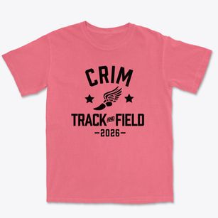 Crim Elementary School Track and Field Premium Heavyweight T-shirt