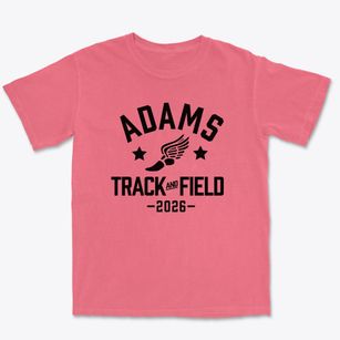 Adams Elementary School Track and Field Premium Heavyweight T-shirt