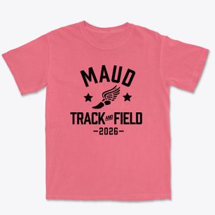 Maud High School Track and Field Premium Heavyweight T-shirt