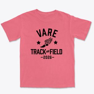 Vare Middle School Track and Field Premium Heavyweight T-shirt