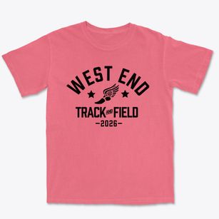West End Catholic School Track and Field Premium Heavyweight T-shirt