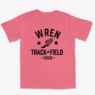 Wren Middle School Track and Field Premium Heavyweight T-shirt