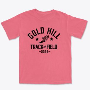 Gold Hill Middle School Track and Field Premium Heavyweight T-shirt