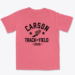 Carson Elementary School Track and Field Premium Heavyweight T-shirt