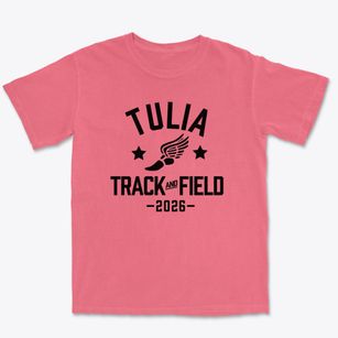 Tulia High School Track and Field Premium Heavyweight T-shirt
