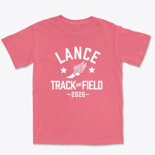 Lance Middle School Track and Field Premium Heavyweight T-shirt