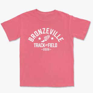Bronzeville Scholastic Institute Track and Field Premium Heavyweight T-shirt