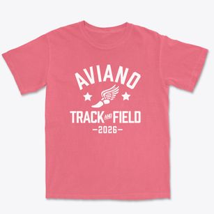 Aviano High School Track and Field Premium Heavyweight T-shirt
