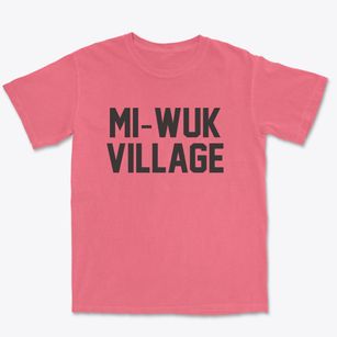 Mi-wuk Village California Classic Block Premium Heavyweight T-shirt