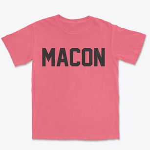 Macon North Carolina Classic Block Premium Heavyweight T-shirt