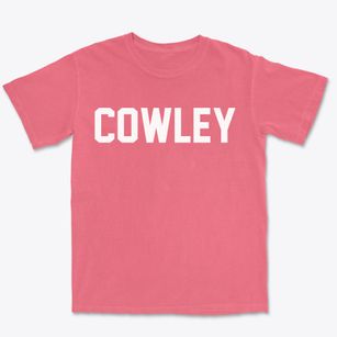 Cowley Wyoming Classic Block Premium Heavyweight T-shirt