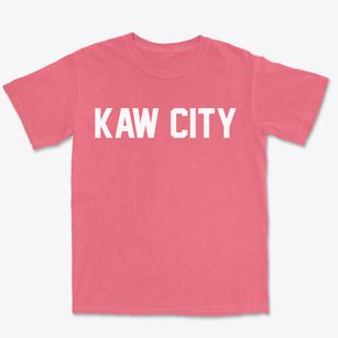 Kaw City Oklahoma Classic Block Premium Heavyweight T-shirt