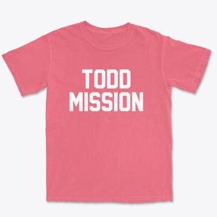 Todd Mission Texas Classic Block Premium Heavyweight T-shirt