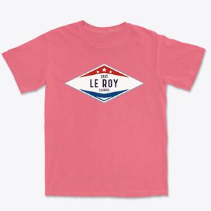 Le Roy Illinois Diamond Star Premium Heavyweight T-shirt