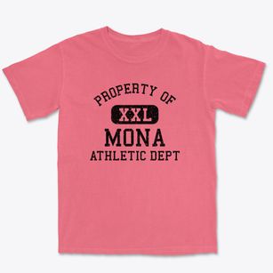 Mona Iowa Athletic Dept Premium Heavyweight T-shirt