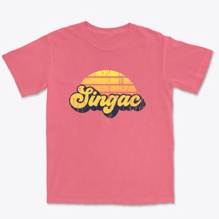 Singac New Jersey Sublime Sunset Premium Heavyweight T-shirt