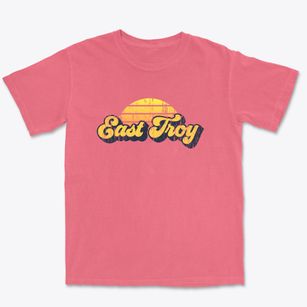 East Troy Wisconsin Sublime Sunset Premium Heavyweight T-shirt