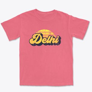Delhi Louisiana Sublime Sunset Premium Heavyweight T-shirt