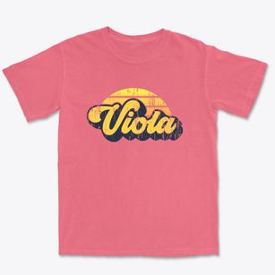 Viola Illinois Sublime Sunset Premium Heavyweight T-shirt