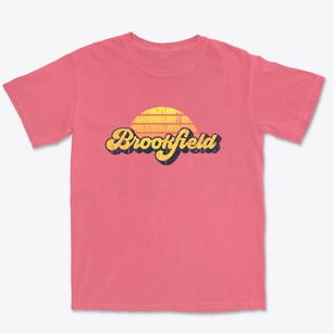 Brookfield New Hampshire Sublime Sunset Premium Heavyweight T-shirt