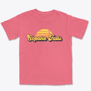 Copake Falls New York Sublime Sunset Premium Heavyweight T-shirt