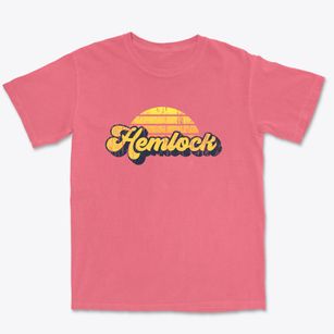 Hemlock Ohio Sublime Sunset Premium Heavyweight T-shirt