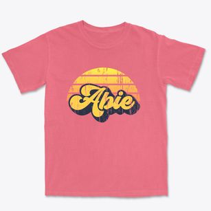 Abie Nebraska Sublime Sunset Premium Heavyweight T-shirt