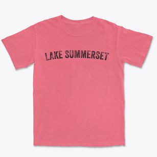 Lake Summerset Illinois Timeless Retro Premium Heavyweight T-shirt