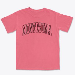Montezuma Iowa Trendy Block Premium Heavyweight T-shirt