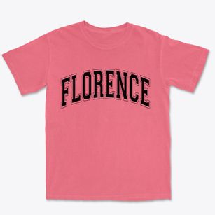 Florence New Jersey Varsity Premium Heavyweight T-shirt