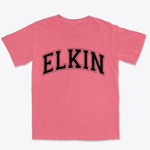 Elkin North Carolina Varsity Premium Heavyweight T-shirt