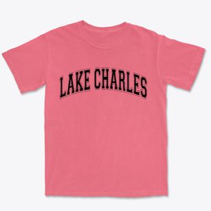 Lake Charles Louisiana Varsity Premium Heavyweight T-shirt