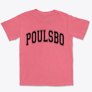 Poulsbo Washington Varsity Premium Heavyweight T-shirt