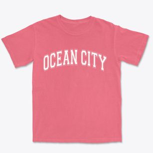 Ocean City Maryland Varsity Premium Heavyweight T-shirt