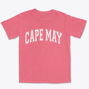 Cape May New Jersey Varsity Premium Heavyweight T-shirt