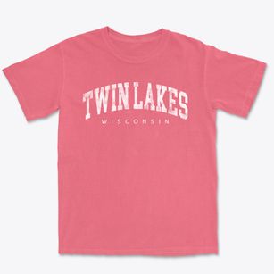 Twin Lakes Wisconsin Urban Vibe Premium Heavyweight T-shirt
