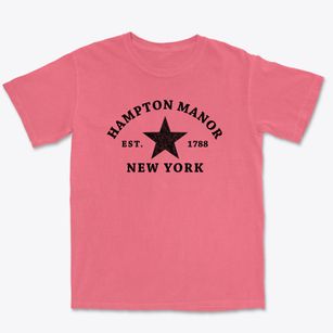 Hampton Manor New York Star Premium Heavyweight T-shirt