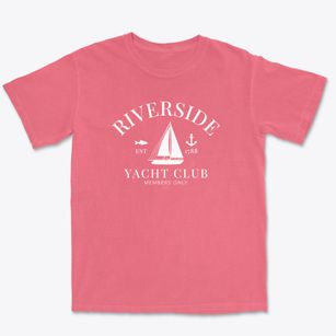 Riverside Maryland Yacht Club Premium Heavyweight T-shirt