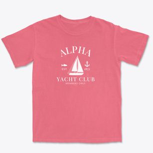 Alpha Illinois Yacht Club Premium Heavyweight T-shirt