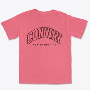 Conway New Hampshire Inline Premium Heavyweight T-shirt