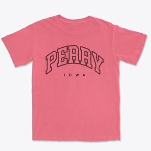 Perry Iowa Inline Premium Heavyweight T-shirt