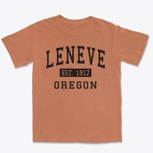 Leneve Oregon Classic Established Premium Heavyweight T-shirt