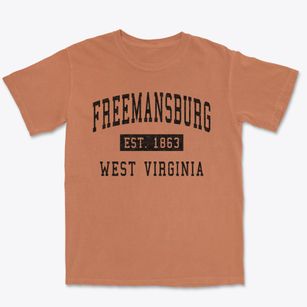 Freemansburg West Virginia Classic Established Premium Heavyweight T-shirt