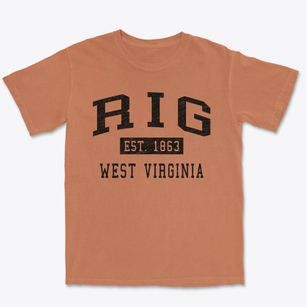 Rig West Virginia Classic Established Premium Heavyweight T-shirt